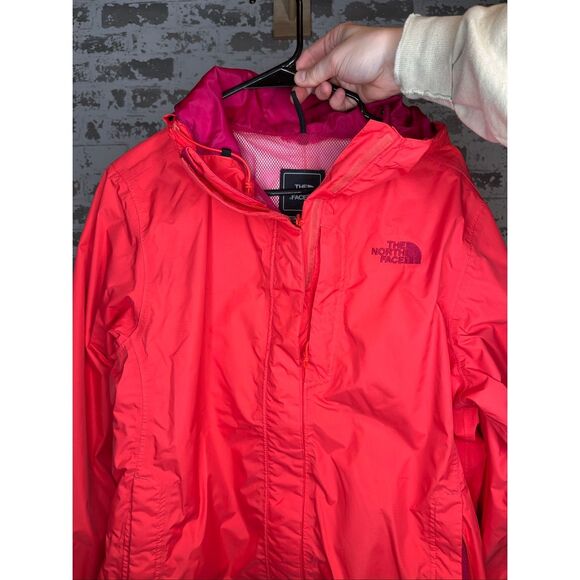The North face | women bright colored rain coat with hood - Picture 2 of 13